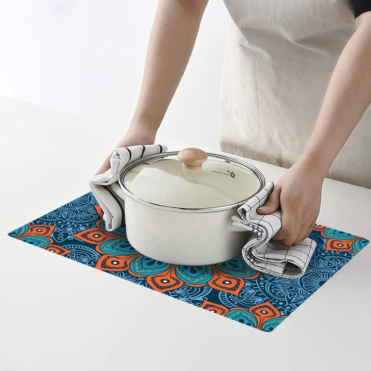 heat resistant silicone tablet mat