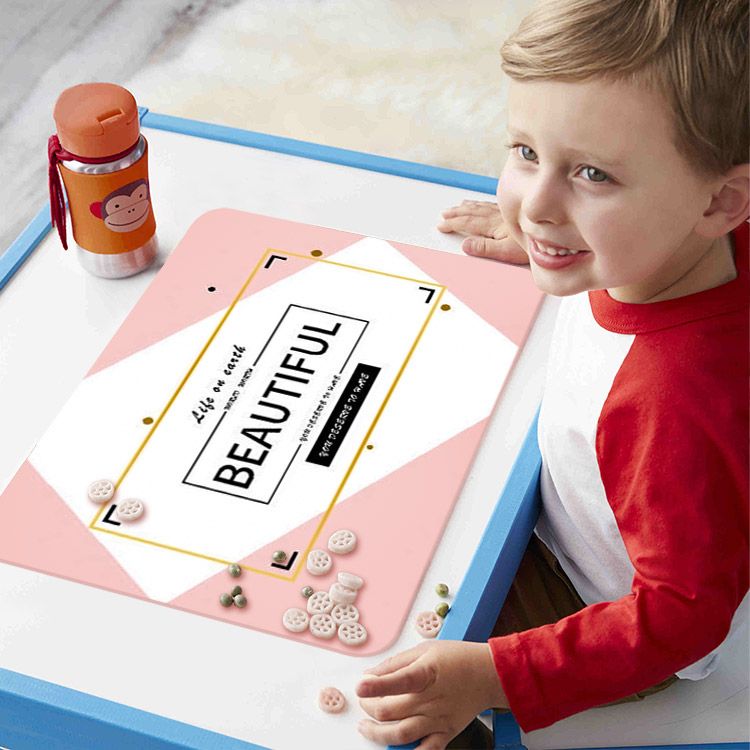 Custom kids silicone placemat