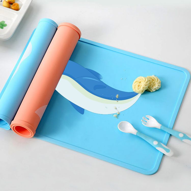 Custom kids silicone placemat